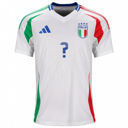 Kandiny Lapset Italia Lorenzo Pirola #0 Valkoinen Vieraspaita 24-26 Lyhythihainen Paita T-Paita