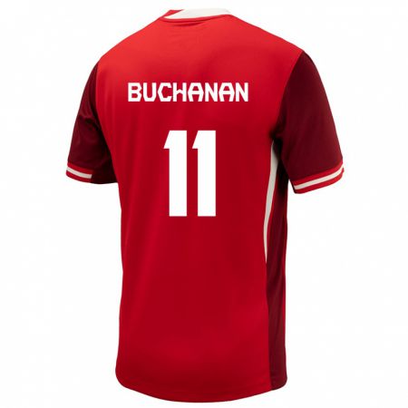 Kandiny Miesten Kanada Tajon Buchanan #11 Punainen Kotipaita 24-26 Lyhythihainen Paita T-Paita