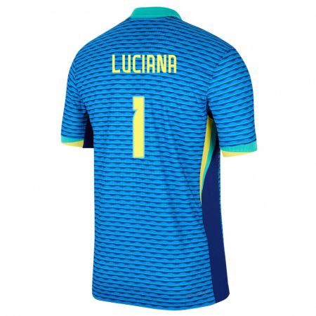 Kandiny Miesten Brasilia Luciana #1 Sininen Vieraspaita 24-26 Lyhythihainen Paita T-Paita