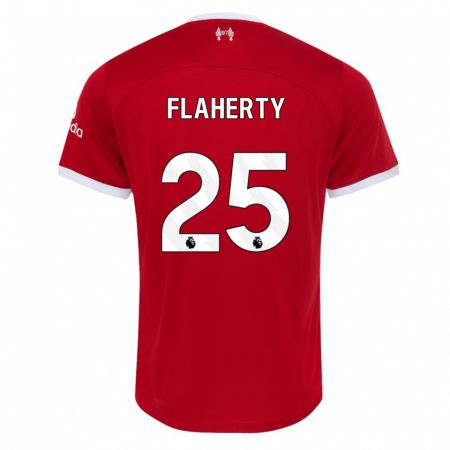 Kandiny Lapset Gilly Flaherty #25 Punainen Kotipaita 2023/24 Lyhythihainen Paita T-Paita