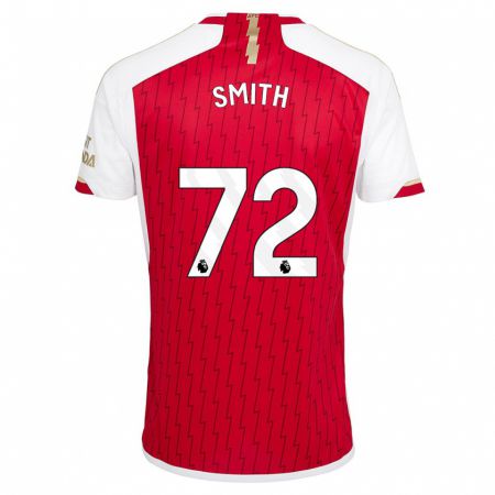 Kandiny Lapset Matt Smith #72 Punainen Kotipaita 2023/24 Lyhythihainen Paita T-Paita