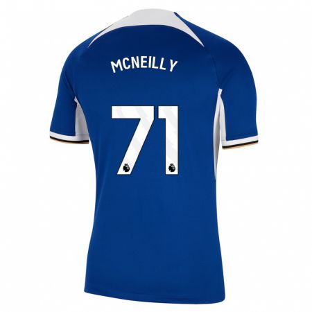 Kandiny Lapset Donnell Mcneilly #71 Sininen Kotipaita 2023/24 Lyhythihainen Paita T-Paita