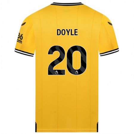 Kandiny Lapset Tommy Doyle #20 Keltainen Kotipaita 2023/24 Lyhythihainen Paita T-Paita