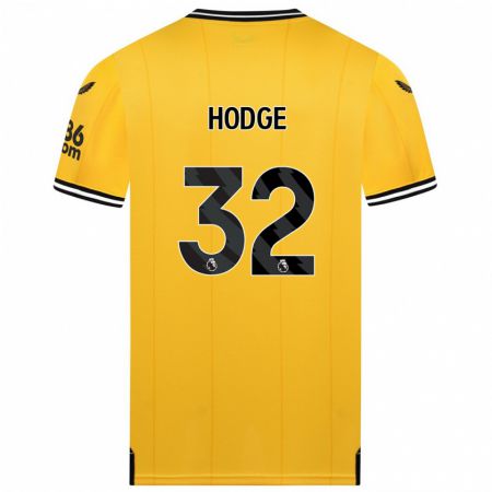 Kandiny Lapset Joe Hodge #32 Keltainen Kotipaita 2023/24 Lyhythihainen Paita T-Paita
