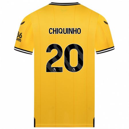 Kandiny Lapset Chiquinho #20 Keltainen Kotipaita 2023/24 Lyhythihainen Paita T-Paita