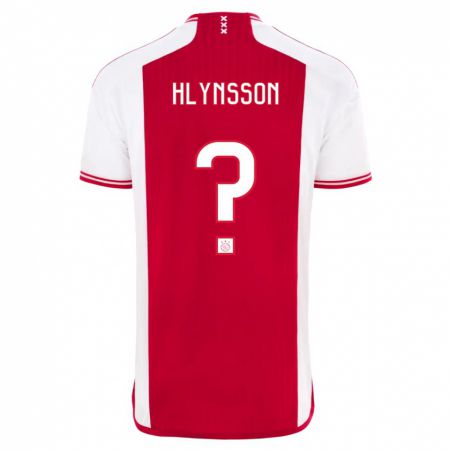 Kandiny Lapset Kristian Hlynsson #0 Punainen Valkoinen Kotipaita 2023/24 Lyhythihainen Paita T-Paita