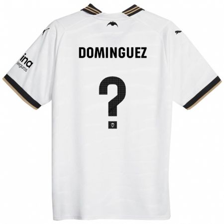 Kandiny Lapset Mario Dominguez #0 Valkoinen Kotipaita 2023/24 Lyhythihainen Paita T-Paita