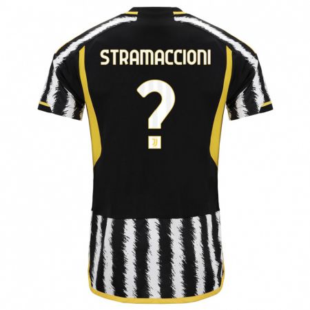 Kandiny Lapset Diego Stramaccioni #0 Musta Valkoinen Kotipaita 2023/24 Lyhythihainen Paita T-Paita