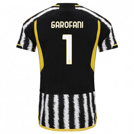 Kandiny Lapset Giovanni Garofani #1 Musta Valkoinen Kotipaita 2023/24 Lyhythihainen Paita T-Paita
