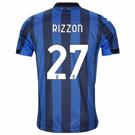 Kandiny Lapset Giulia Rizzon #27 Musta Sininen Kotipaita 2023/24 Lyhythihainen Paita T-Paita