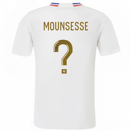 Kandiny Lapset Jérémy Mounsesse #0 Valkoinen Kotipaita 2023/24 Lyhythihainen Paita T-Paita