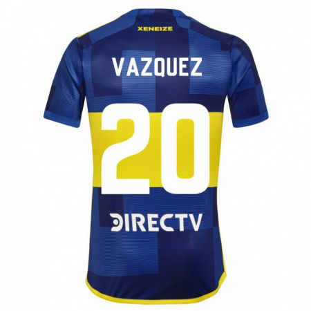 Kandiny Lapset Constanza Vazquez #20 Tummansininen Keltainen Kotipaita 2023/24 Lyhythihainen Paita T-Paita