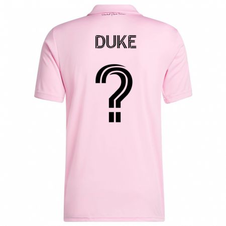 Kandiny Lapset Bryce Duke #0 Vaaleanpunainen Kotipaita 2023/24 Lyhythihainen Paita T-Paita