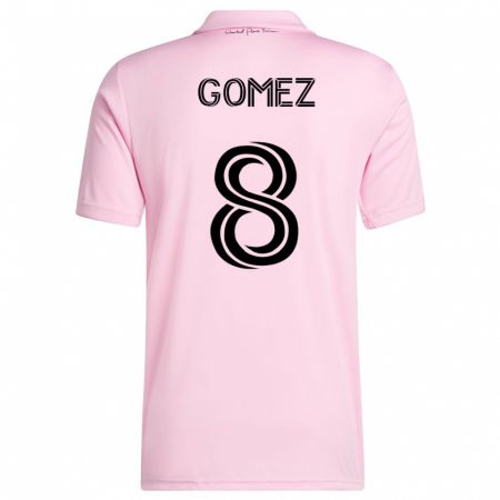 Kandiny Lapset Diego Gómez #8 Vaaleanpunainen Kotipaita 2023/24 Lyhythihainen Paita T-Paita