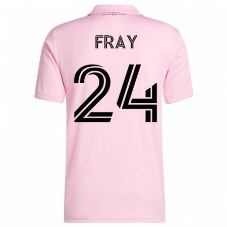 Kandiny Lapset Ian Fray #24 Vaaleanpunainen Kotipaita 2023/24 Lyhythihainen Paita T-Paita