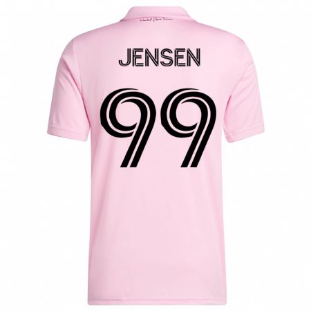 Kandiny Lapset Cole Jensen #99 Vaaleanpunainen Kotipaita 2023/24 Lyhythihainen Paita T-Paita