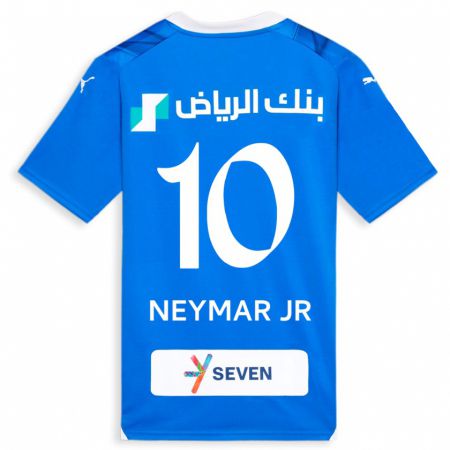 Kandiny Lapset Neymar #10 Sininen Kotipaita 2023/24 Lyhythihainen Paita T-Paita