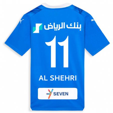 Kandiny Lapset Saleh Al-Shehri #11 Sininen Kotipaita 2023/24 Lyhythihainen Paita T-Paita