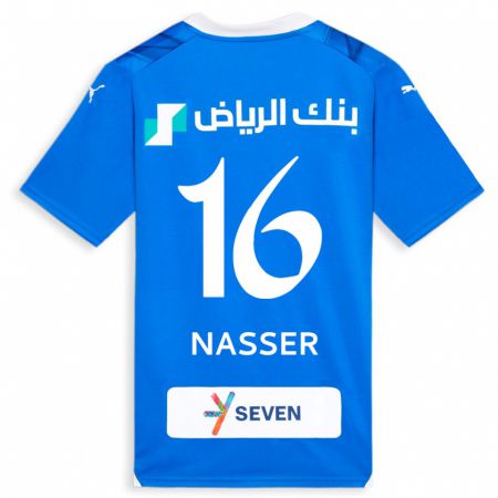Kandiny Lapset Nasser Al-Dawsari #16 Sininen Kotipaita 2023/24 Lyhythihainen Paita T-Paita