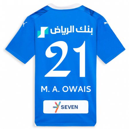 Kandiny Lapset Mohammed Al-Owais #21 Sininen Kotipaita 2023/24 Lyhythihainen Paita T-Paita