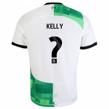 Kandiny Lapset Kyle Kelly #0 Valkoinen Vihreä Vieraspaita 2023/24 Lyhythihainen Paita T-Paita