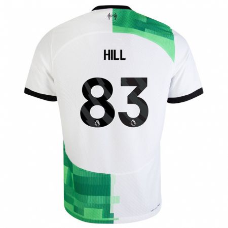 Kandiny Lapset Tom Hill #83 Valkoinen Vihreä Vieraspaita 2023/24 Lyhythihainen Paita T-Paita