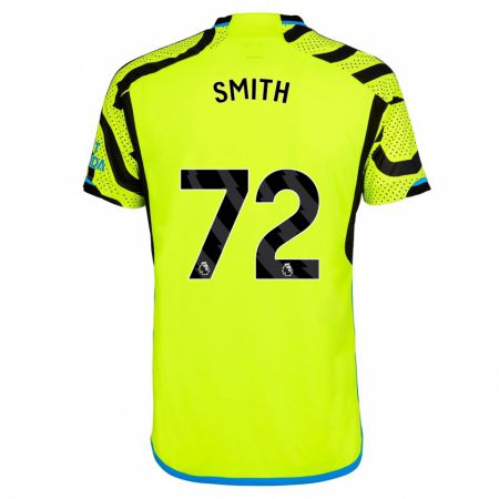 Kandiny Lapset Matt Smith #72 Keltainen Vieraspaita 2023/24 Lyhythihainen Paita T-Paita