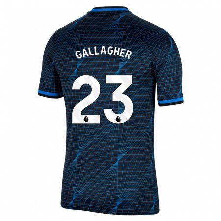 Kandiny Lapset Conor Gallagher #23 Tummansininen Vieraspaita 2023/24 Lyhythihainen Paita T-Paita