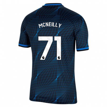 Kandiny Lapset Donnell Mcneilly #71 Tummansininen Vieraspaita 2023/24 Lyhythihainen Paita T-Paita