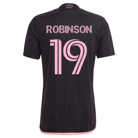 Kandiny Lapset Robbie Robinson #19 Musta Vieraspaita 2023/24 Lyhythihainen Paita T-Paita