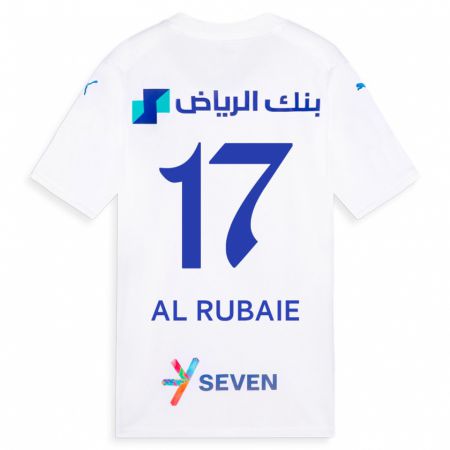 Kandiny Lapset Mohammed Al-Rubaie #17 Valkoinen Vieraspaita 2023/24 Lyhythihainen Paita T-Paita