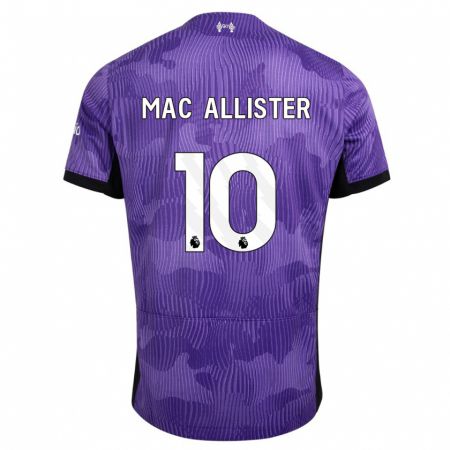Kandiny Lapset Alexis Mac Allister #10 Violetti Kolmas Sarja 2023/24 Lyhythihainen Paita T-Paita