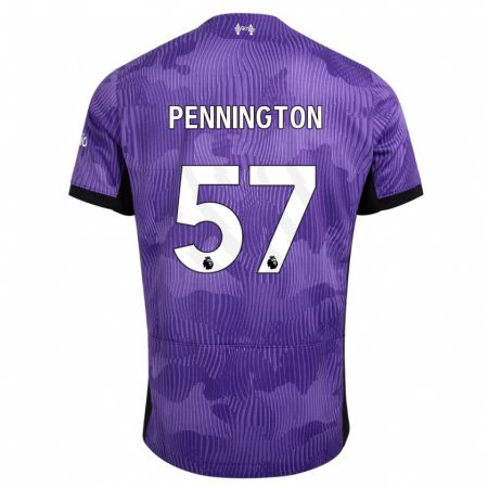 Kandiny Lapset Cody Pennington #57 Violetti Kolmas Sarja 2023/24 Lyhythihainen Paita T-Paita