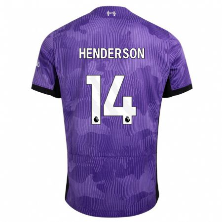 Kandiny Lapset Henderson #14 Violetti Kolmas Sarja 2023/24 Lyhythihainen Paita T-Paita