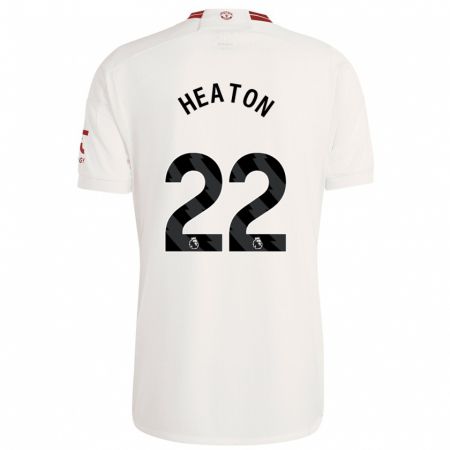Kandiny Lapset Tom Heaton #22 Valkoinen Kolmas Sarja 2023/24 Lyhythihainen Paita T-Paita