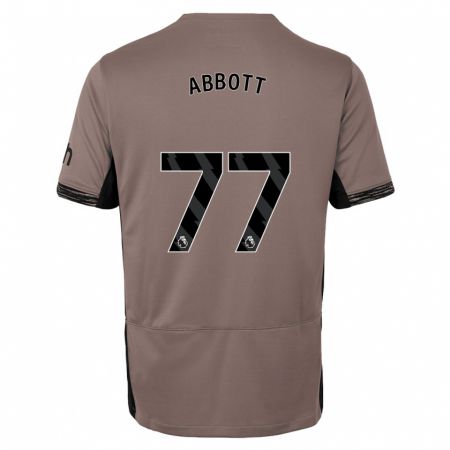 Kandiny Lapset George Abbott #77 Tumma Beige Kolmas Sarja 2023/24 Lyhythihainen Paita T-Paita