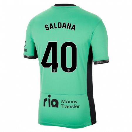 Kandiny Lapset Jose Saldana #40 Keväänvihreä Kolmas Sarja 2023/24 Lyhythihainen Paita T-Paita