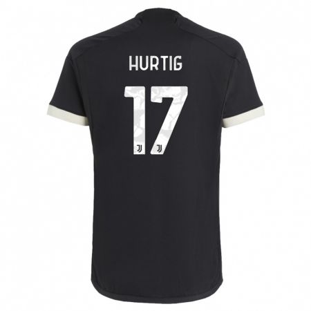 Kandiny Lapset Lina Hurtig #17 Musta Kolmas Sarja 2023/24 Lyhythihainen Paita T-Paita