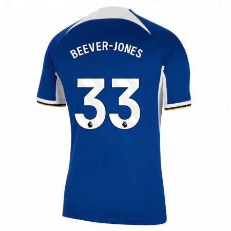 Kandiny Miesten Aggie Beever-Jones #33 Sininen Kotipaita 2023/24 Lyhythihainen Paita T-Paita