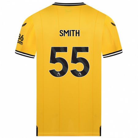 Kandiny Miesten Jackson Smith #55 Keltainen Kotipaita 2023/24 Lyhythihainen Paita T-Paita