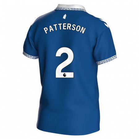 Kandiny Miesten Nathan Patterson #2 Kuninkaallisen Sininen Kotipaita 2023/24 Lyhythihainen Paita T-Paita