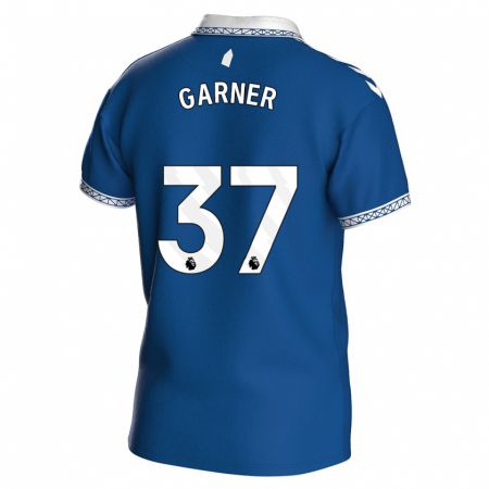 Kandiny Miesten James Garner #37 Kuninkaallisen Sininen Kotipaita 2023/24 Lyhythihainen Paita T-Paita