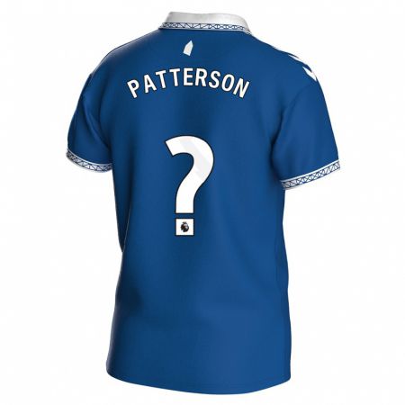 Kandiny Miesten Jack Patterson #0 Kuninkaallisen Sininen Kotipaita 2023/24 Lyhythihainen Paita T-Paita