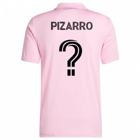 Kandiny Miesten Rodolfo Pizarro #0 Vaaleanpunainen Kotipaita 2023/24 Lyhythihainen Paita T-Paita