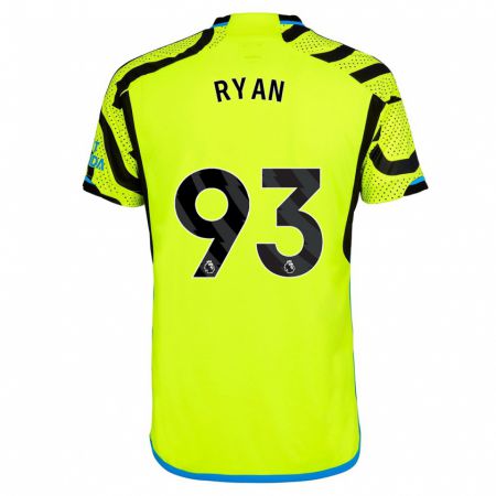 Kandiny Miesten Kamarni Ryan #93 Keltainen Vieraspaita 2023/24 Lyhythihainen Paita T-Paita
