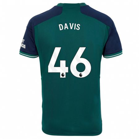 Kandiny Miesten Timi Davis #46 Vihreä Kolmas Sarja 2023/24 Lyhythihainen Paita T-Paita