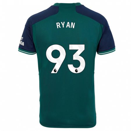 Kandiny Miesten Kamarni Ryan #93 Vihreä Kolmas Sarja 2023/24 Lyhythihainen Paita T-Paita