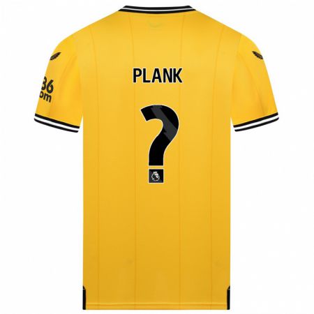 Kandiny Naisten Dom Plank #0 Keltainen Kotipaita 2023/24 Lyhythihainen Paita T-Paita
