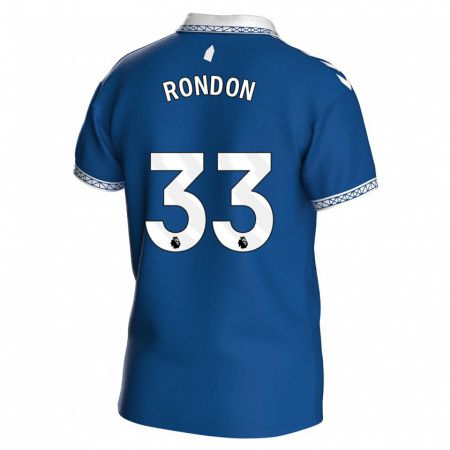 Kandiny Naisten Salomon Rondon #33 Kuninkaallisen Sininen Kotipaita 2023/24 Lyhythihainen Paita T-Paita
