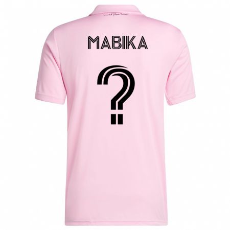 Kandiny Naisten Aimé Mabika #0 Vaaleanpunainen Kotipaita 2023/24 Lyhythihainen Paita T-Paita